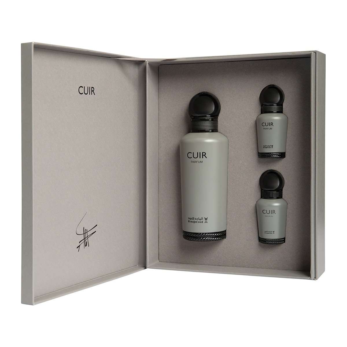 Cuir Perfume Gift Box 150ml + 15ml Oil + 15ml Perfume - Image 4